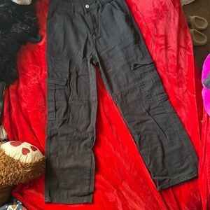 SHEIN Men's Black Cargo Pants